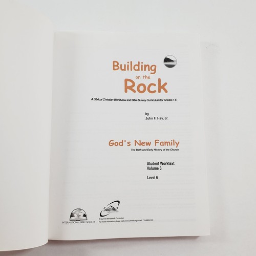 Building on the Rock Grade 6 Gods New Family Teacher Manual Vol 3 & Student Wkbk - Picture 7 of 13