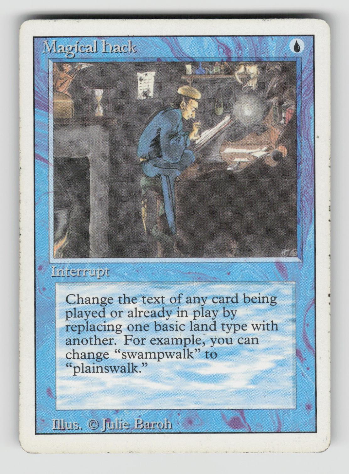 Magical Hack Rare Revised Edition Magic: The Gathering Near Mint