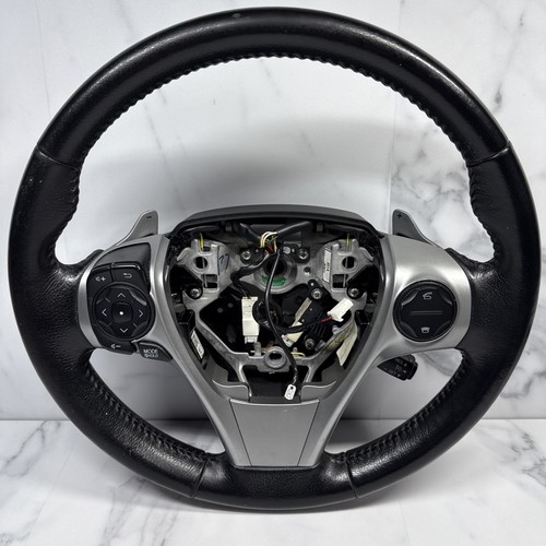 2012 2013 2014 Toyota Camry Steering Wheel Black Leather With Paddle Shift OEM