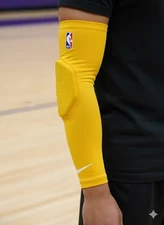 Nike Elite NBA Padded Arm Sleeve Yellow - One Size Flexible Fit All Sports NWT
