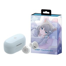 AVIOT TE-V1R-NCN Nachoneko Wireless Earbuds LDAC Hybrid ANC 62h