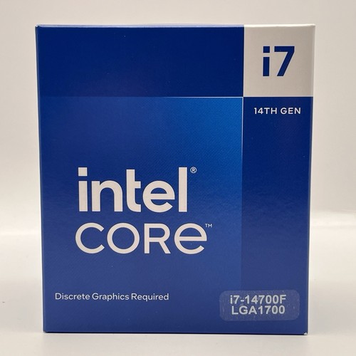 Intel Core i7-14700F Desktop Processor 20 cores (8 P + 12 E) up to 5.4 GHz CPU