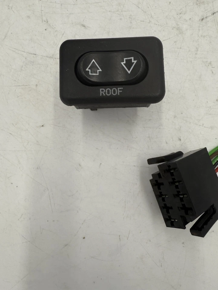 90-93 Saab 900 Classic convertible power Top Roof Switch OEM - Image 2 of 4