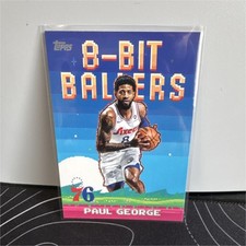 Topps 8-Bit Ballers Paul George Philadelphia 76ers Basketball Card #8B-7