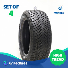 Set Of 4 Used 27555r20 Goodyear Eagle Enforcer Winter 113v - 8-9.532
