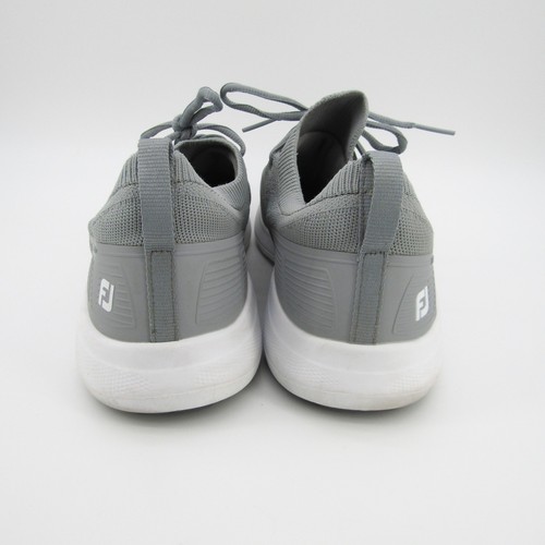 FootJoy Flex XP Gray Knit Golf Shoes Mens Size 12M Comfort Athletic Sneaker - 第 8/9 張圖片