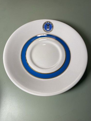 One 3 Piece Set US Air Force Seal Syracuse China Demitasse Cup Saucer Bowl - Picture 3 of 17