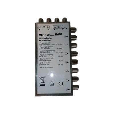Fuba MSP 408 Sat Multischalter stromlos 