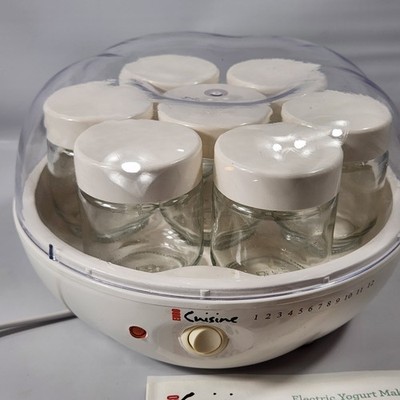 Cuisine Electric Yogurt Maker Homemade Yogurt Seven Glass Jars YM80