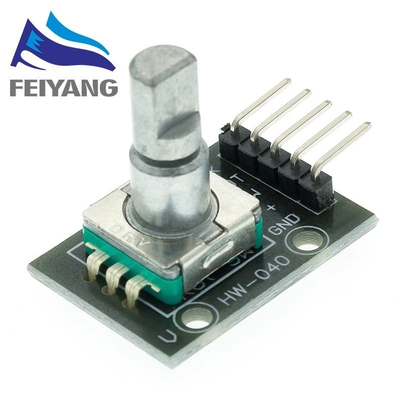 5PCS EC11 KY-040 Rotary Encoder Module 360° Push Button 5V Sensor ...