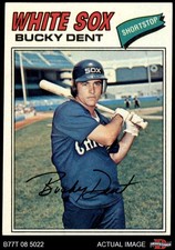 1977 Topps #29 Bucky Dent White Sox 4 - VG/EX