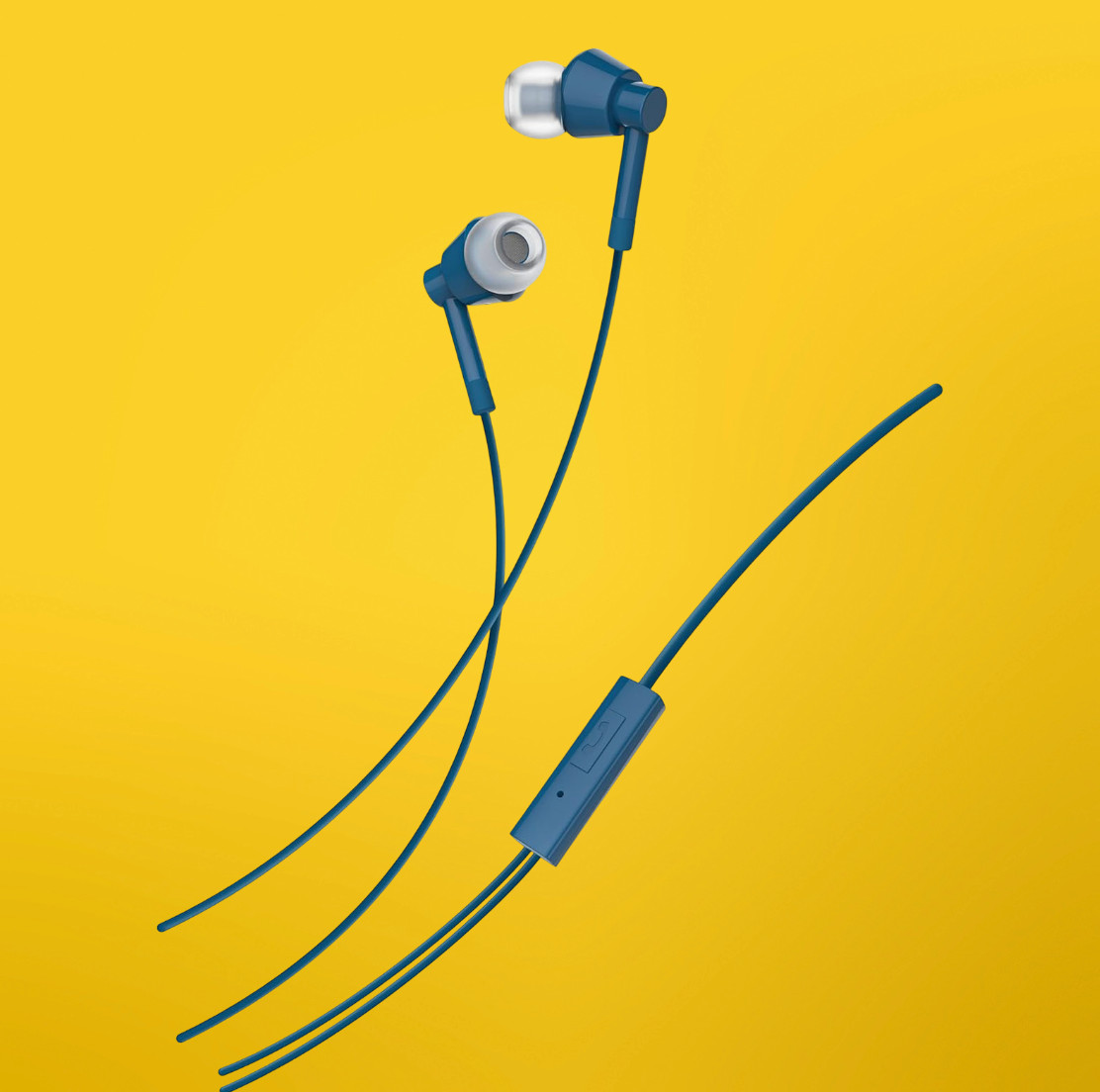 Nokia WB-101 Wired Buds In-Ear Headphones with Microphone - Blue