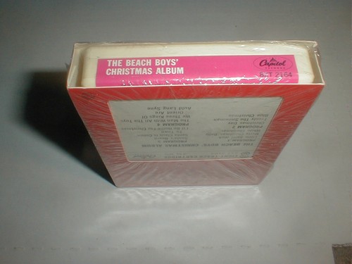 Beach Boys CHRISTMAS ALBUM Capitol 8 Track Tape SEALED 60's Holiday Brian Wilson - Foto 5 di 6
