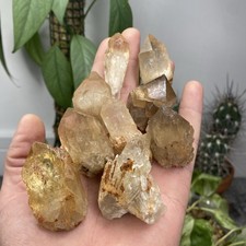 4 Natural Citrine Points From Africa 100% Natural