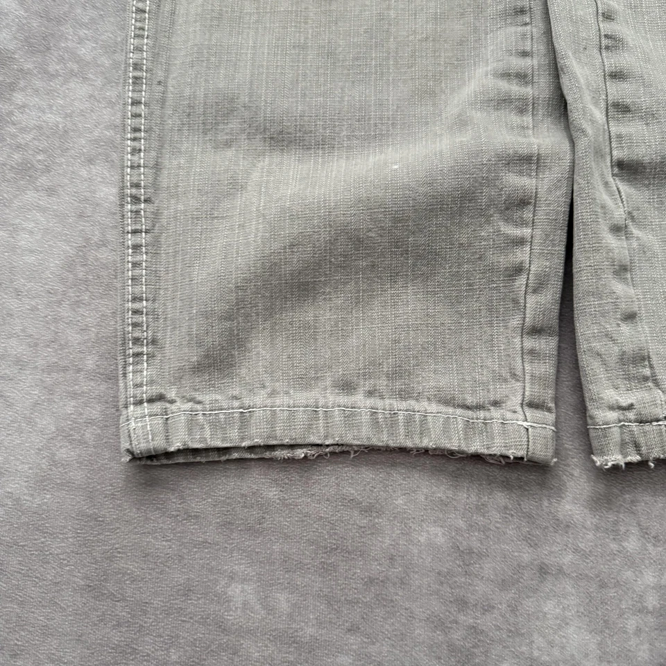 Jeans Southpole Vintage Niños 14 Gris Suelto Pierna Ancha Patín Y2K Distress Juventud Foto 2 de 4