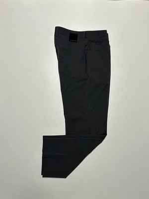 ALBERTO Mens Gray STRETCH ATHLETIC GOLF Flat Front Pants/Slacks 32x28