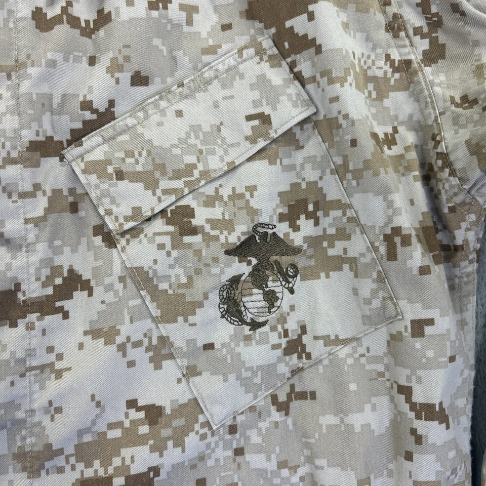 Blusa Cuerpo de Marines de los Estados Unidos Desierto Bronceado Marpat Camuflada MCCUU USMC Digital Grande Larga Top Foto 4 de 4