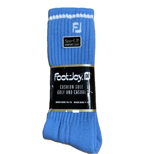 FootJoy Crew Golf Freizeitsocken für Herren blau Größe 10-13 Start-up Komfortmanschette USA