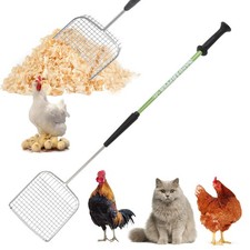 Sand Dipper Cat Poop Scooper Chicken Poop Scooper - Rugged Big 6 Square Stai...