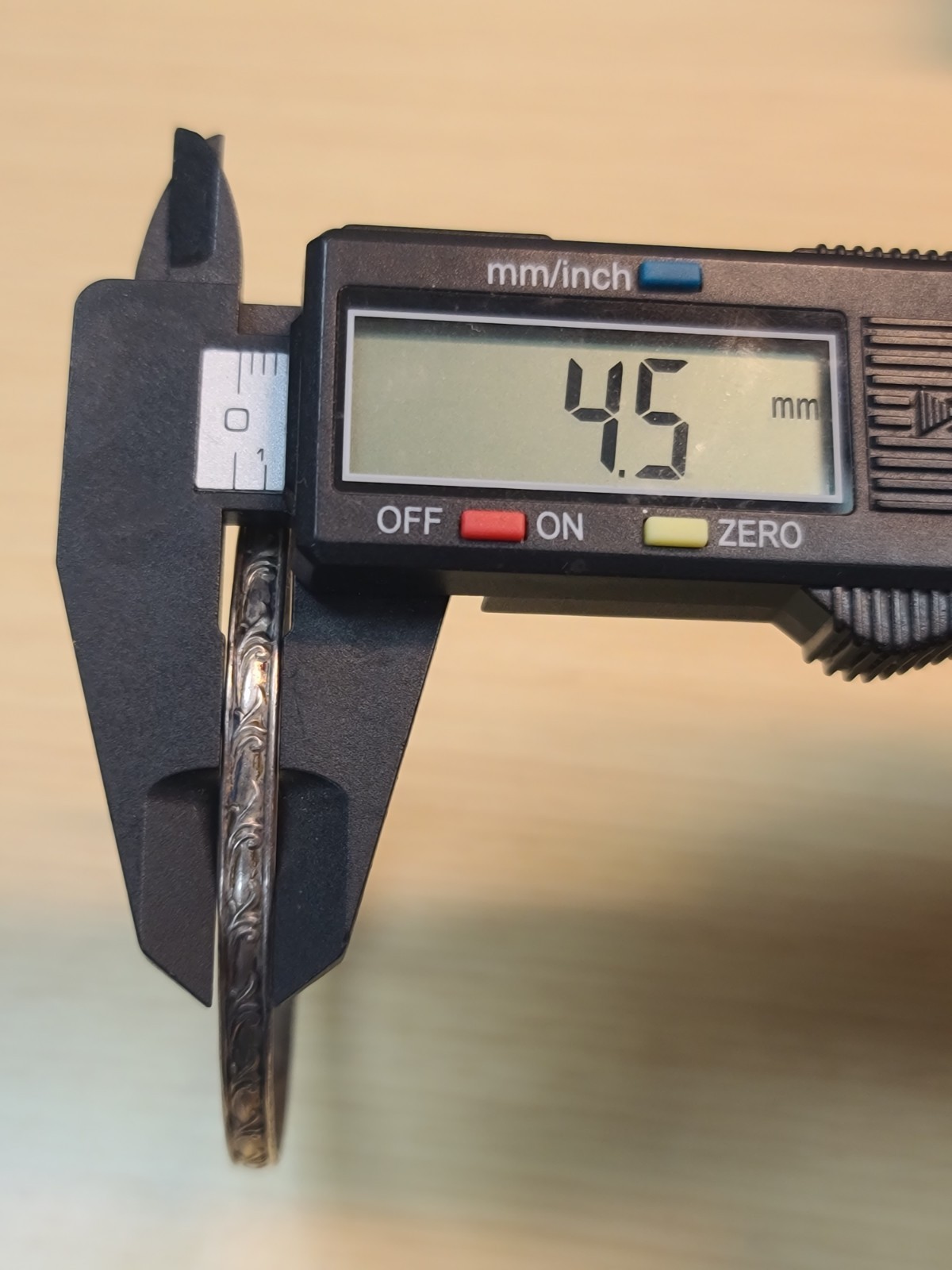 Vintage Sterling 925 Solid Silver Bangle Bracelet… - image 9