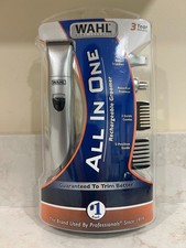 WAHL All-in-One Body Grooming Nose Ear Hair Beard Rechargeable Trimmer SEALED