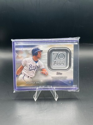 2021 Topps George Brett 70th Anniversary Logo Patch #70LP-GB Royals