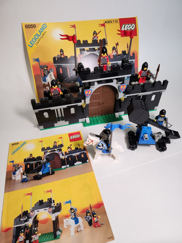 Vintage Lego Castle 6059 KNIGHT'S STRONGHOLD 100% Complete + Instructions No Box