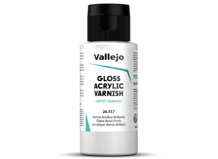Vallejo VA26517 60ml - Liquid Acrylic Varnish Gloss - 60ml