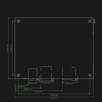 Kompakte Größe für MKS DLC32 V2 1 Graveur Steuerplatine platzsparendes Design