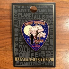 Hard Rock Cafe Osaka Limited Pin Badge Sakura Samurai 2025 Cherry Blossom