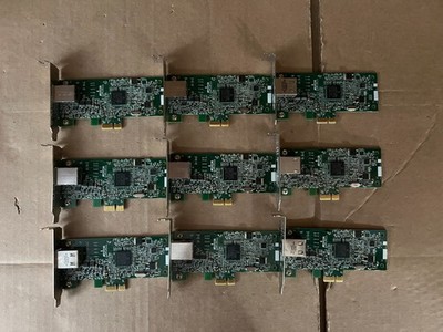 LOT OF 9 GENUINE DELL BROADCOM 0C71KJ PCI-E NETWORK ADAPTER NIC CARD SFF RJ45