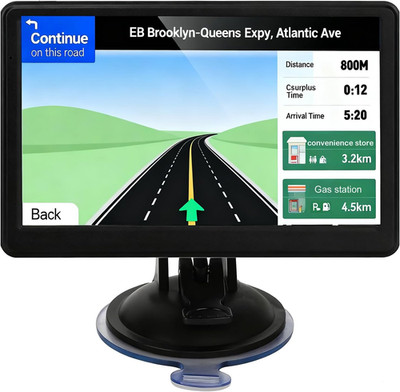 Car GPS Navigation, 7 Inch Touch Screen with 2026 Map, Voice Turn Direction Guid