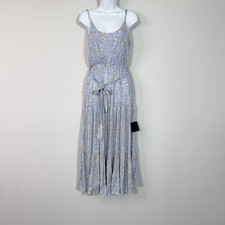 Lulus Dress Womens Small Floral Maxi Sleeveless Belted Adjustable Straps Boho