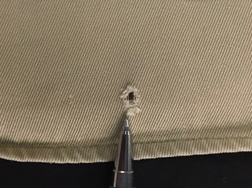 Vintage 40s ArmyAirforce WWII Long Sleeve Khaki Heavy Cotton Twill Shirt 15.5x34 - Picture 22 of 24