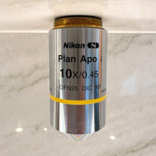 Nikon Plan Apo 10x/0.45 OFN25 DIC N1 Microscope Objective Lens MRD0