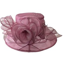 Organza Beach Sun Hat For Women's 10cm Brim Retro Style Lightweight Design