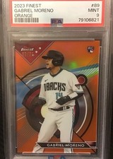 2023 Topps Finest - Gabriel Moreno #89 Orange Refractor /25 (RC)