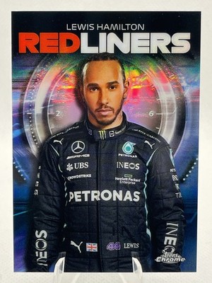 2021 Topps Chrome Formula 1 - Redliners Max Out #RL-1 - Lewis Hamilton