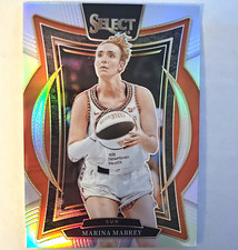 2025 Panini Select WNBA Marina Mabrey Connecticut Sun Concourse Silver Prizm #71
