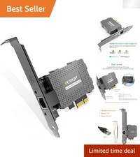 PCIE Gigabit Ethernet Card - Ultra-Fast 1000Mbps LAN Adapter for Desktop