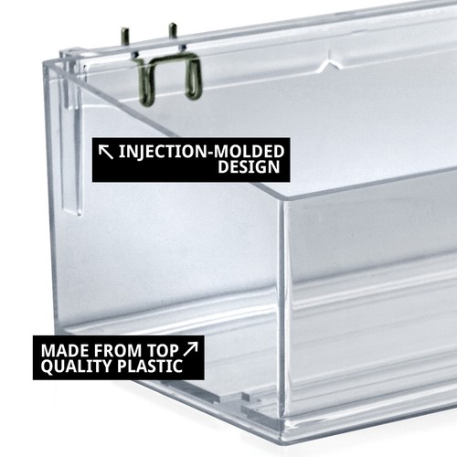 Azar Displays 13.5 Inch Divider Bin for Pegboard or Slatwall with... - Picture 4 of 8