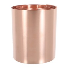 1 Rolle Kupferblech, 1 m / 3,3 Kupferblechfolie, für Heimwerkerprojekte,