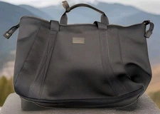 Dagne Dover Neoprene Large Tote In Blue Gray