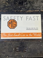 Mg Safety Fast Full Range Cars Brochure 1935 Midget Magnette Magna Repro Mg Safety Fast Full Range Cars Brochure 1935 Midget Magnette Magna Repro