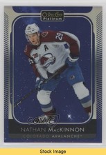 2021-22 O-Pee-Chee Platinum Cosmic Blue Variant Nathan MacKinnon #19 READ 18sm