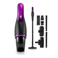 Aspiradora inalámbrica 100W, 2 en 1 para coche/hogar, filtro HEPA.