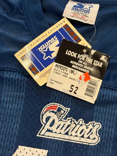 Deadstock Vintage Starter 1995 New England Patriots Drew Bledsoe #11 Jersey XL - Picture 9 of 9