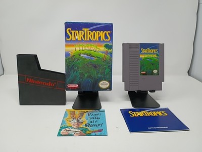 StarTropics NES CIB Complete Letter Map Box Manual Inserts Nintendo Authentic