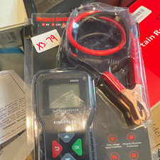 KINGBOLEN BM550 Battery Tester Analyzer w/ Clamp Leads, 6V/12V