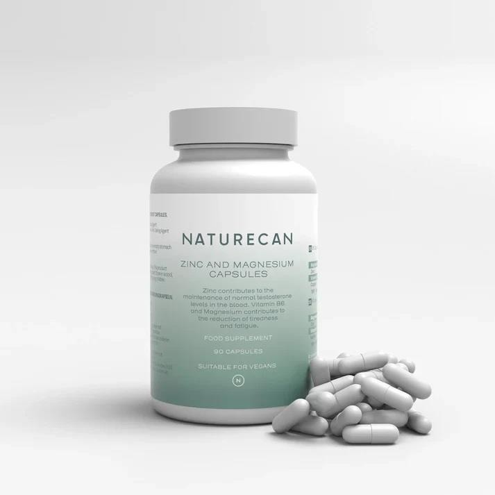 Naturecan Zinc & Magnesium Vitamin B6 Wellbeing Supplement Capsule - 90 Capsules